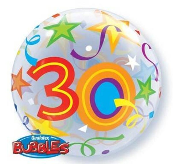 BBC6 Bubble ballon luxe 30 jaar