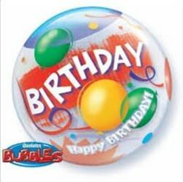 BBV3 Bubble ballon luxe happy birthday