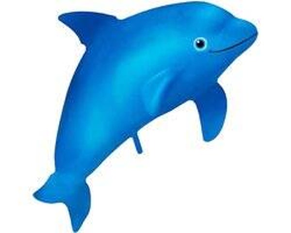 FBDI73 Dolfijn blauw