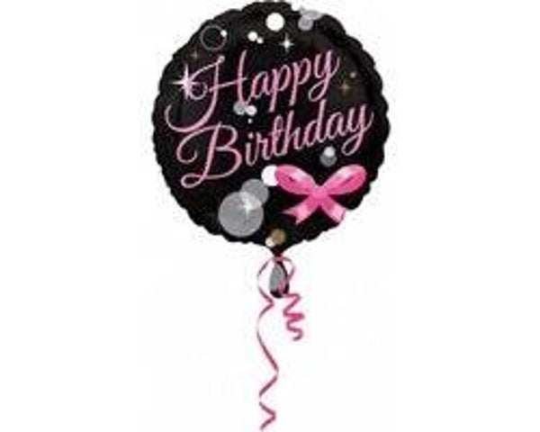 FBV60 Happy birthday met strik