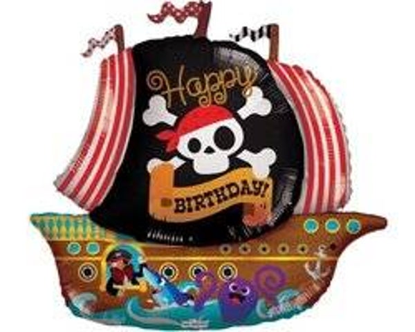FBV67 Happy birthday piraten schip