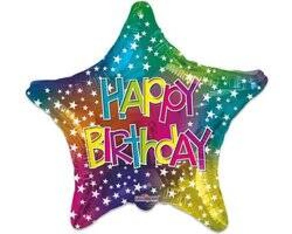 FBV70 Happy birthday ster