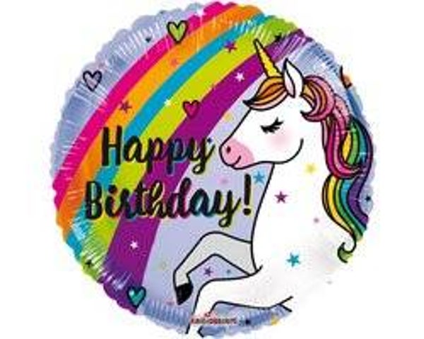 FBV81 Happy birthday unicorn