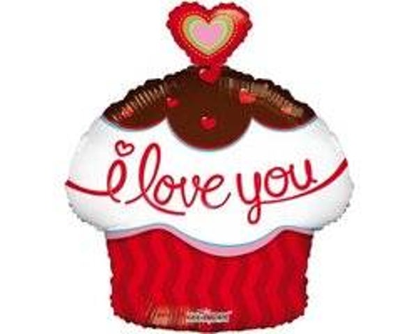 FBO51 Cupcake i love you