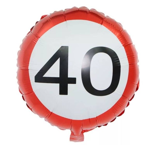 FBC47 Folie ballon 40 jaar