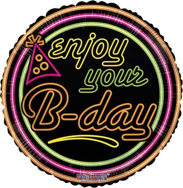 FBV83 Enjoy your B-day neon