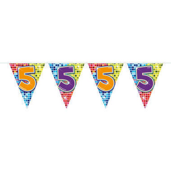 S48 Mini Vlaggenlijn 5 jaar
