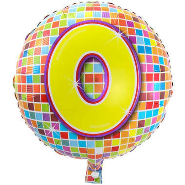 FBC46 Folie ballon blocks 0 jaar