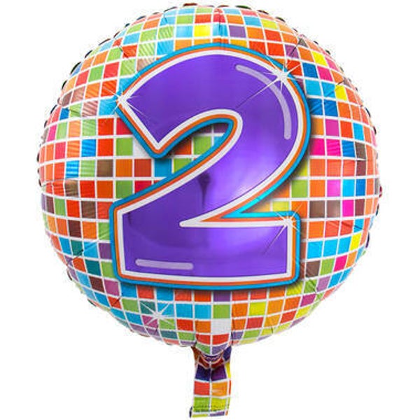 FBC38 Folie ballon blocks 2 jaar