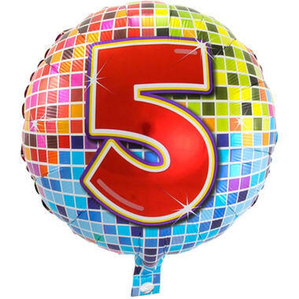 FBC41 Folie ballon blocks 5 jaar