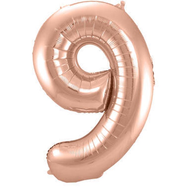 CRG10 Cijfer 9 rosé goud