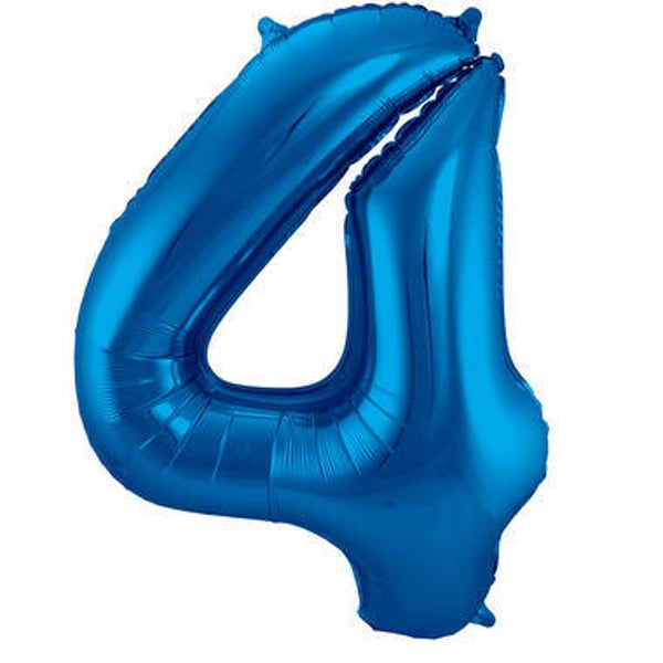 CGB5 Cijfer 4 glans blauw