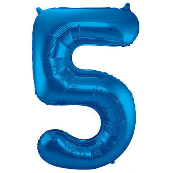 CGB6 Cijfer 5 glans blauw