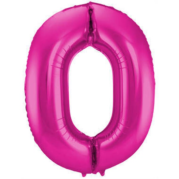 CGR1 Cijfer 0 glans roze