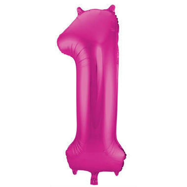 CGR2 Cijfer 1 glans roze