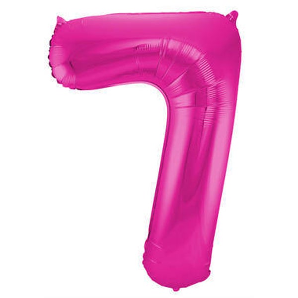 CGR8 Cijfer 7 glans roze