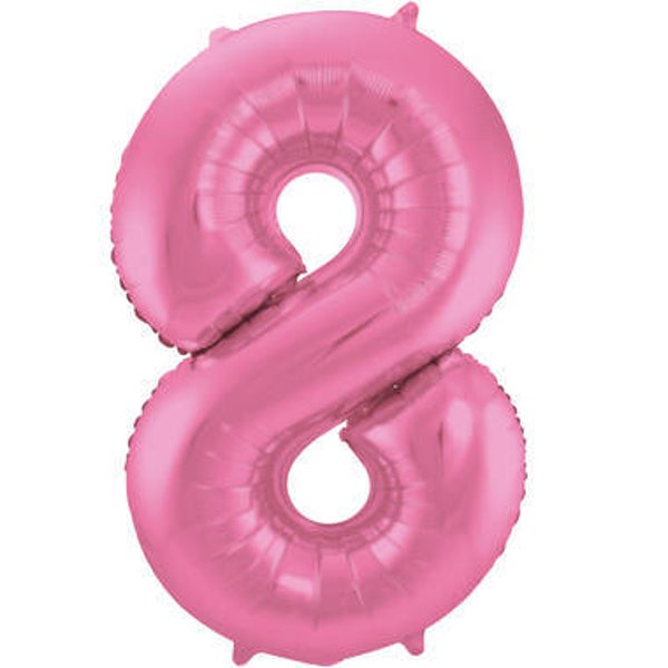 CMR9 Cijfer 8 mat roze