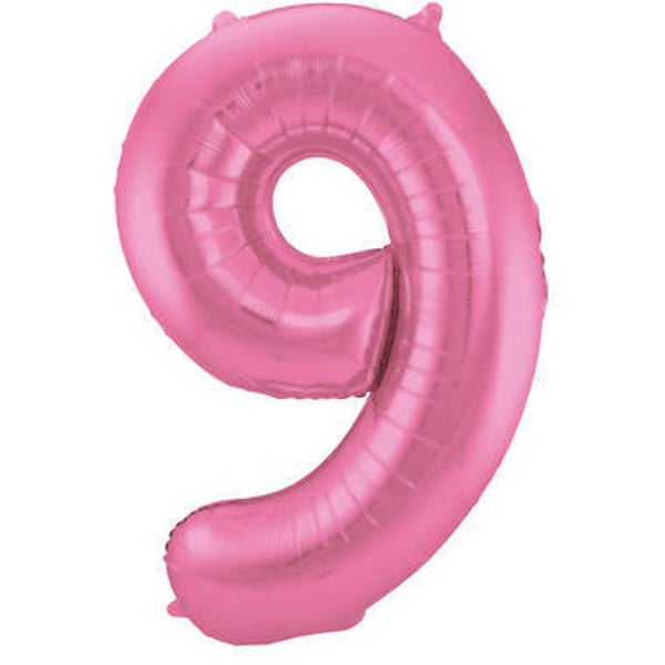 CMR10 Cijfer 9 mat roze