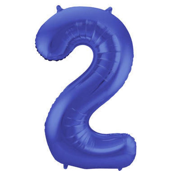 CMB3 Cijfer 2 mat blauw