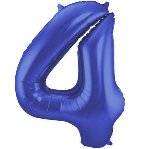 CMB5 Cijfer 4 mat blauw