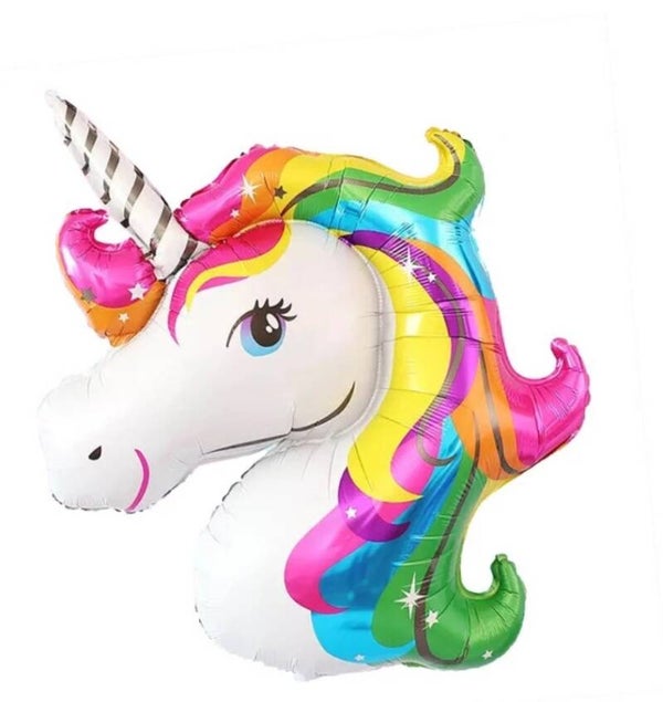 FBDI6 Unicorn extra groot regenboog