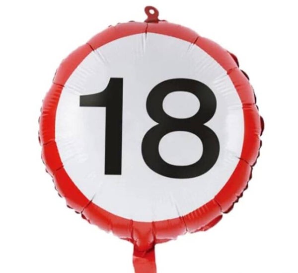 FBC6 Folie ballon 18 jaar
