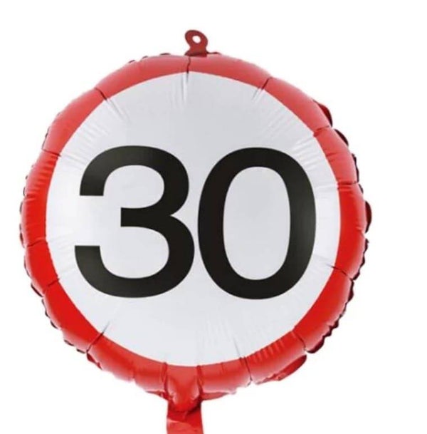 FBC7 Folie ballon 30 jaar