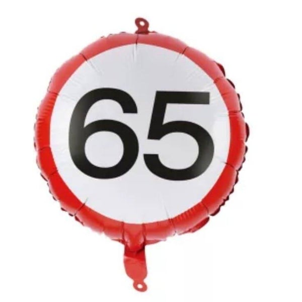 FBC9 Folie ballon 65 jaar