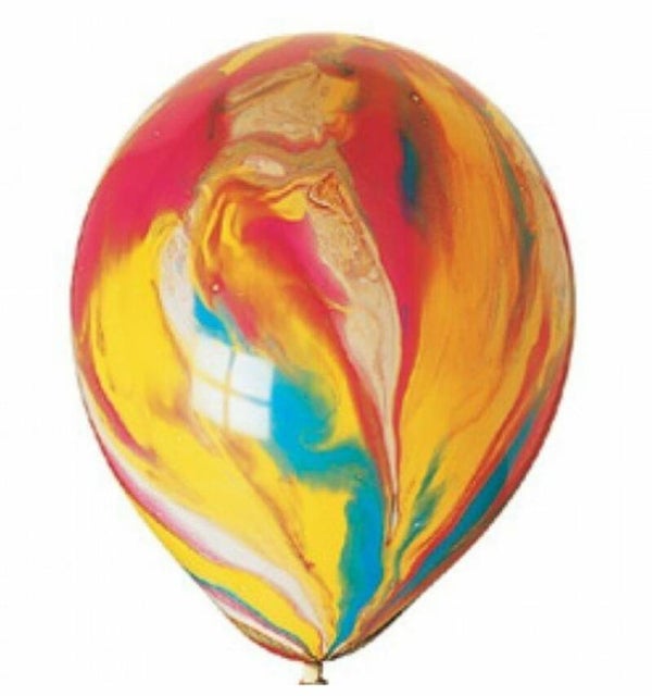 LM1 Latex marmer ballon met helium