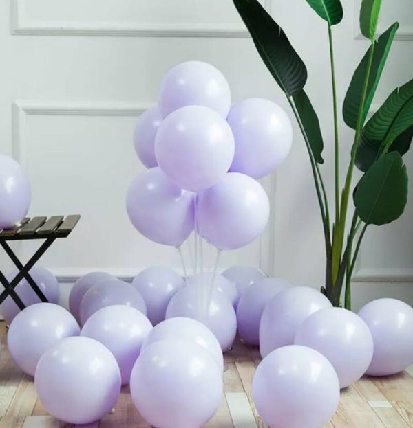 LP4 Latex pastel paarse ballonnen