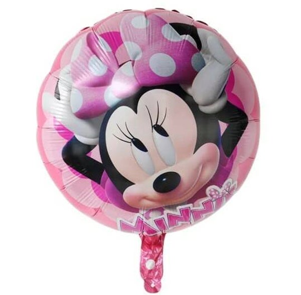 FBD9 Minnie mouse rond roze