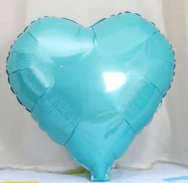 FBBH5 Hart aqua blauw