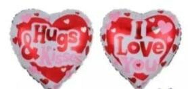 FBHO9 Hart i love you hugs & kisses