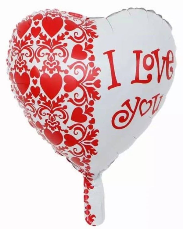 FBHO14 Hart i love you rood wit