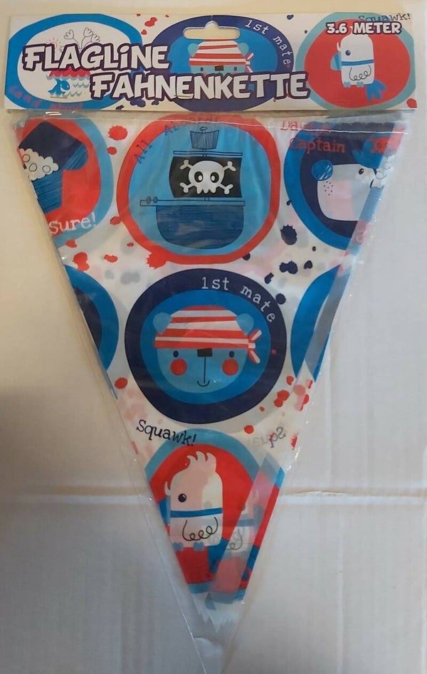 S18 Vlaggenlijn piraat