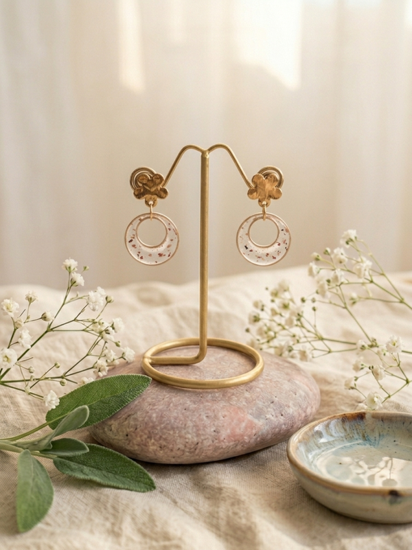 Boucles d'oreille Florales