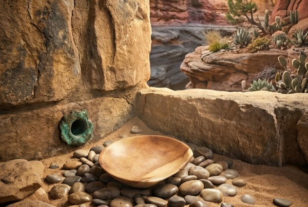 Natural edge cherry plate
