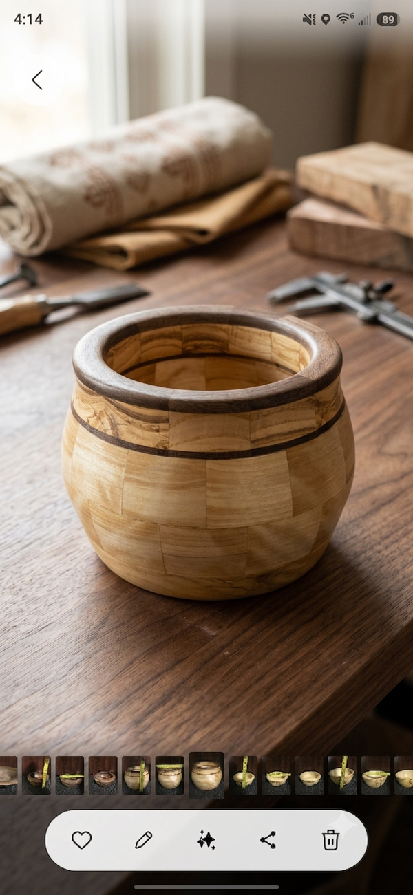 Segmented pot/bowl