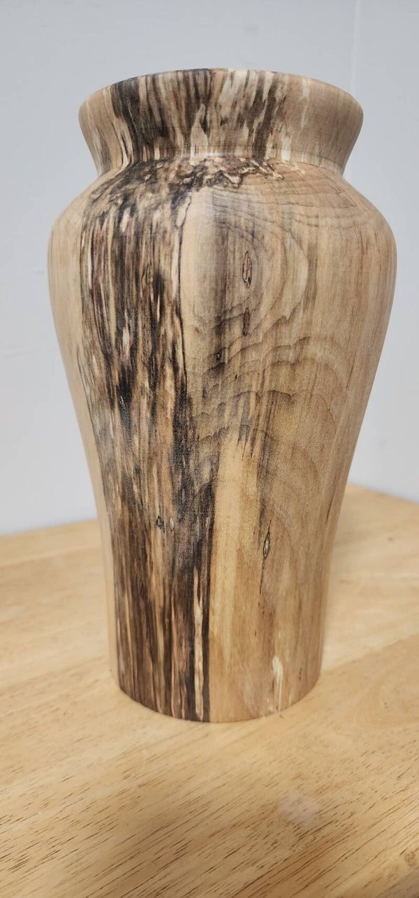 spalted birch vase