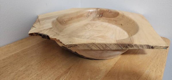 natural maple bowl
