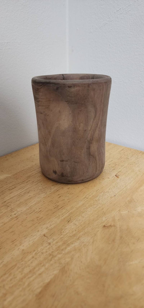 black walnut mug
