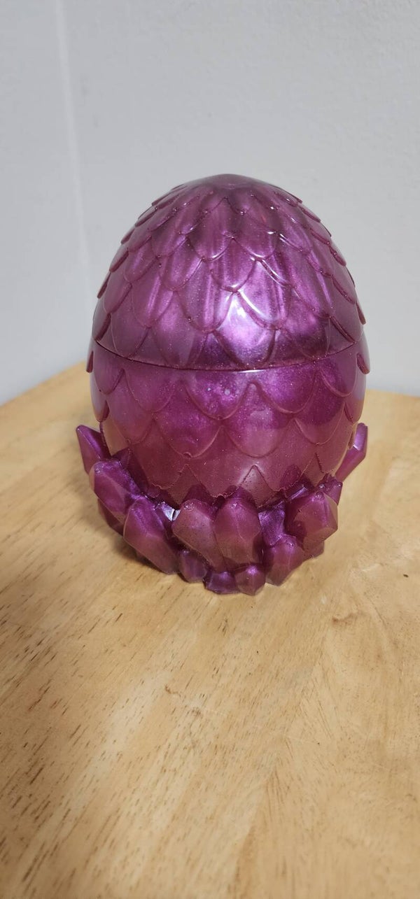 resin dragon egg container
