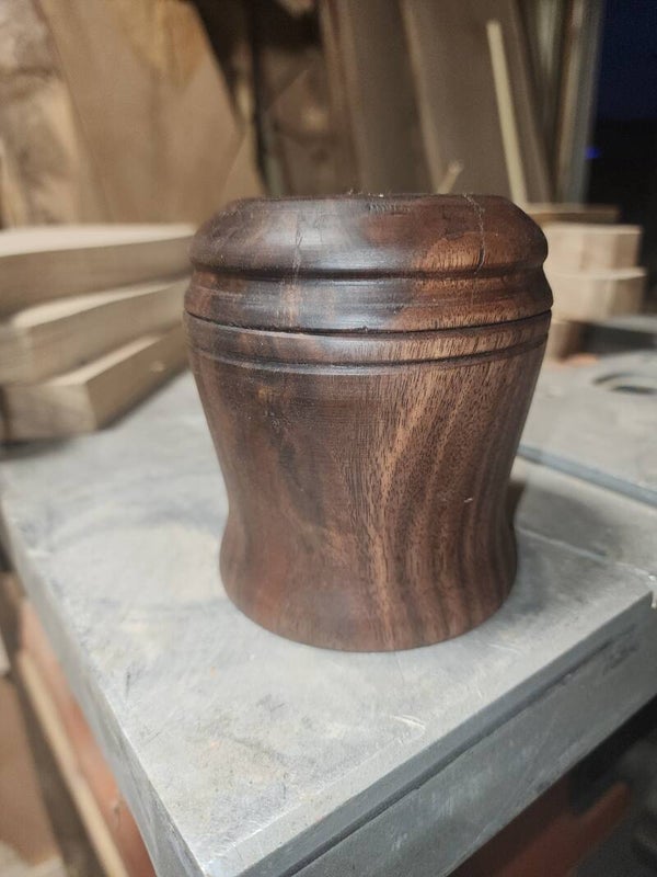 black walnut container