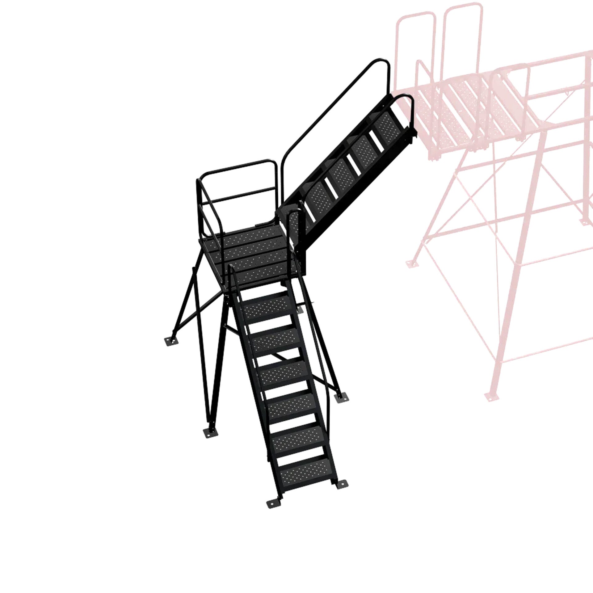 10' Deluxe Stairway Ladder (Ladder Only)