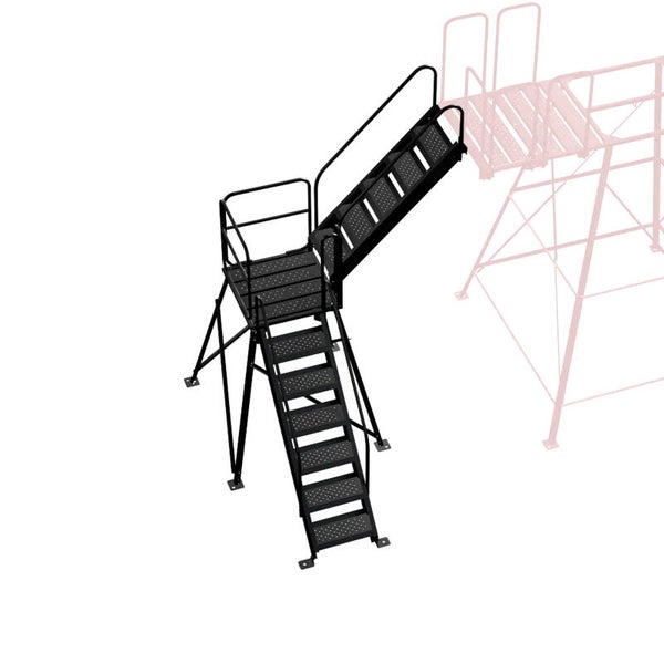 10' Deluxe Stairway Ladder (Ladder Only)