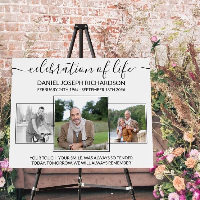 Celebration of Life Photo Montage in Toronto, ON