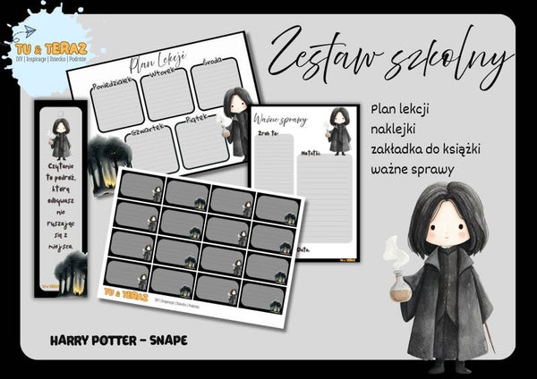 Zestaw szkolny -  Harry Potter - Snape