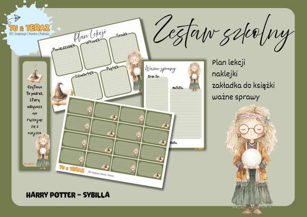 Zestaw szkolny -  Harry Potter - Sybilla