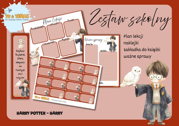 Zestaw szkolny -  Harry Potter - Harry