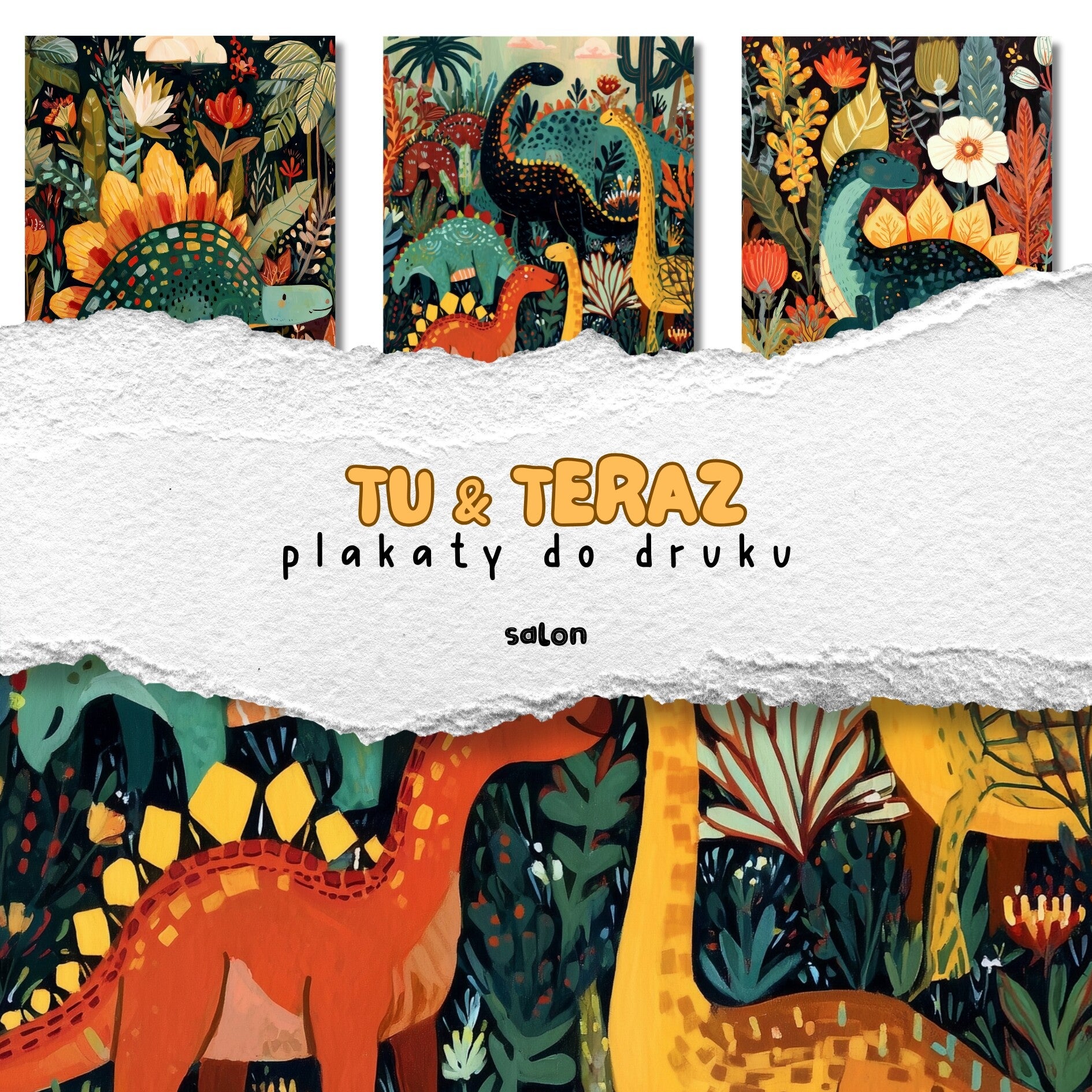 Plakat cyfrowy - 007- pokój dziecięcy